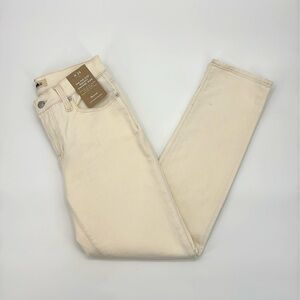 Madewell Cream Ankle & Cropped Jeans